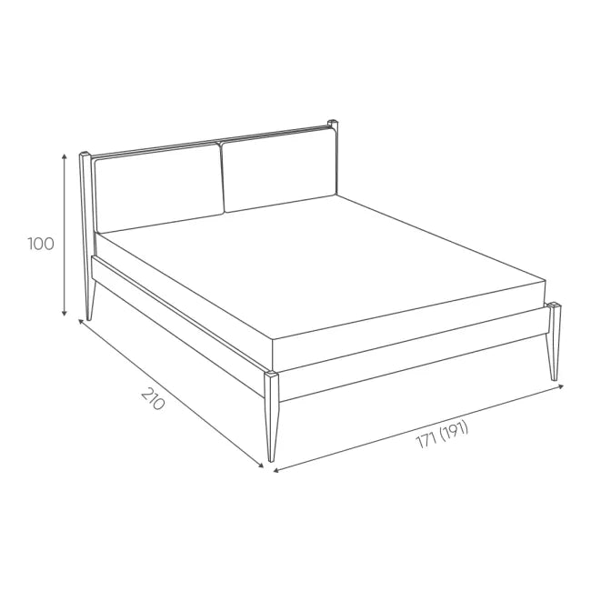 Julie Bed with Soft Topper