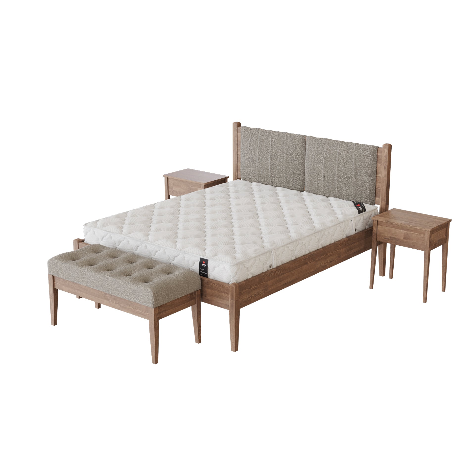 Julie Bed with Soft Topper