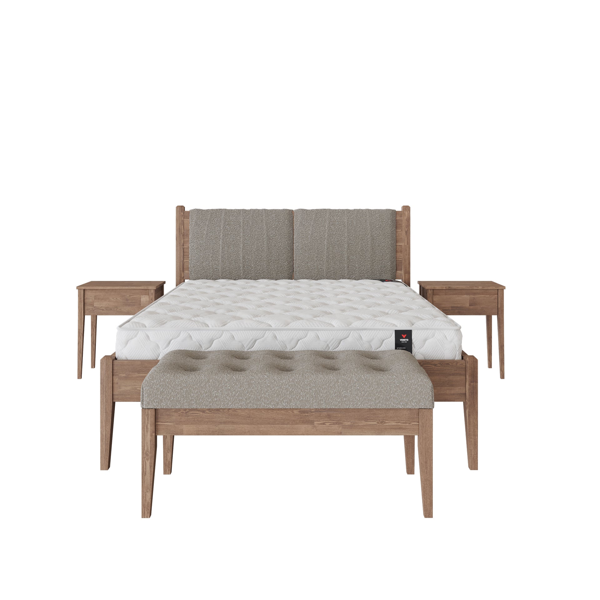 Julie Bed with Soft Topper
