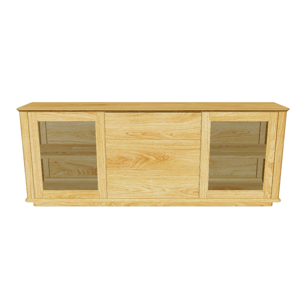 Скляний буфет Cwellyn Oak
